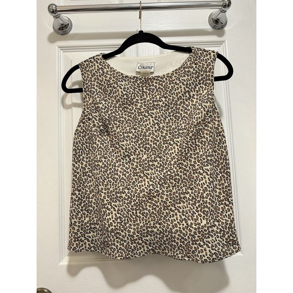 Vintage Cheetah Print Tank Top - Size M